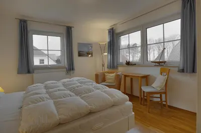 Ein Bett oder Betten in einem Zimmer der Unterkunft Strandkieker 16, PP innen