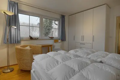 Ein Bett oder Betten in einem Zimmer der Unterkunft Strandkieker 16, PP innen
