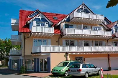 Das Gebäude in dem sich die Ferienwohnung befindet