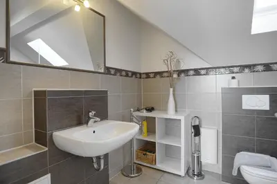 Ein Badezimmer in der Unterkunft Atelier 