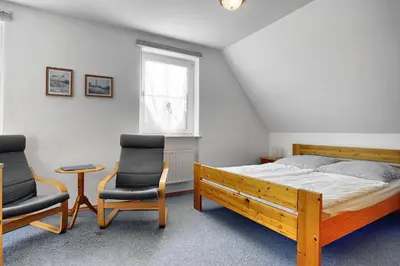 Ein Bett oder Betten in einem Zimmer der Unterkunft Waldesruh - App 1