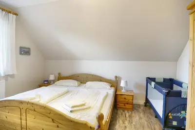 Ein Bett oder Betten in einem Zimmer der Unterkunft Küstentied