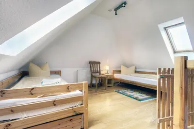 Ein Bett oder Betten in einem Zimmer der Unterkunft Küstentied