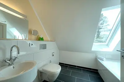 Ein Badezimmer in der Unterkunft MeerZeit