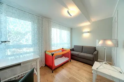 Ein Sitzbereich in der Unterkunft MeerZeit