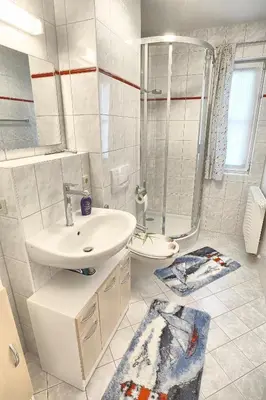Ein Badezimmer in der Unterkunft Gerlach