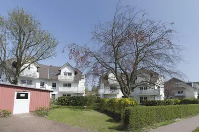 Das Gebäude in dem sich die Ferienwohnung befindet