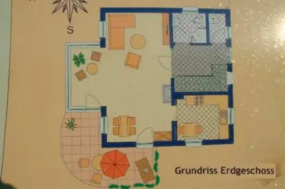 Grundriss der Unterkunft Dat Ferienhus Sophia