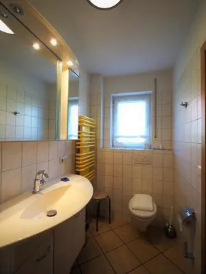 Ein Badezimmer in der Unterkunft Hoppenberg