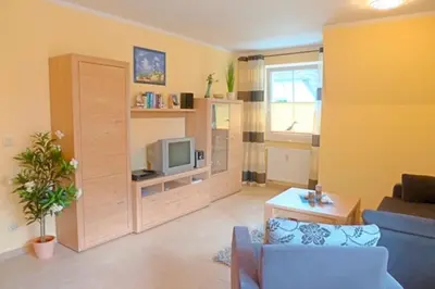 TV/Unterhaltungsangebot in der Unterkunft Strandburg, FW 6
