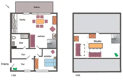 Grundriss der Unterkunft Illing, Wolfgang FW 8