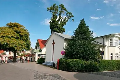 Das Gebäude in dem sich die Ferienwohnung befindet