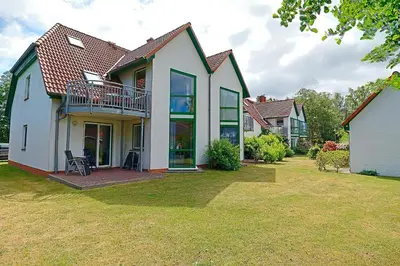 Das Gebäude in dem sich die Ferienwohnung befindet
