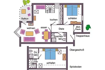 Grundriss der Unterkunft Wittek, Birgit-Christin, Whg 8