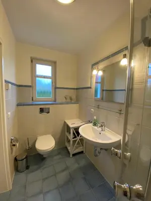 Ein Badezimmer in der Unterkunft Ferienhaus Mein Panama