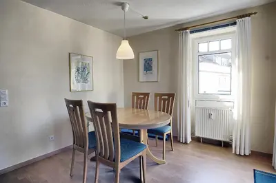 Ein Sitzbereich in der Unterkunft Residenz 