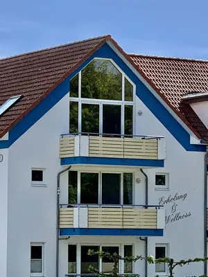 Das Gebäude in dem sich die Ferienwohnung befindet