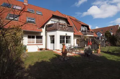 Das Gebäude in dem sich die Ferienwohnung befindet