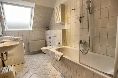 Ein Badezimmer in der Unterkunft Ostseewelle Whg 3