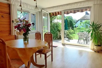 Ein Balkon oder eine Terrasse in der Unterkunft Windspiel, FW 3