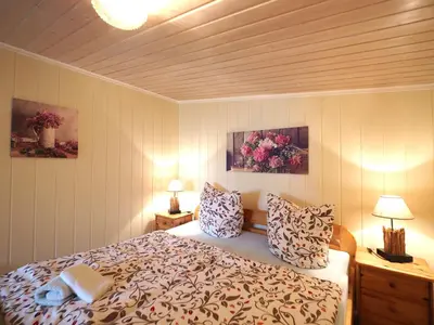 Ein Bett oder Betten in einem Zimmer der Unterkunft Rogk, Christa