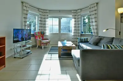 TV/Unterhaltungsangebot in der Unterkunft Ostseewelle Whg 2