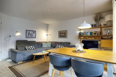 Ein Sitzbereich in der Unterkunft Wohnung Pauli, FW 2