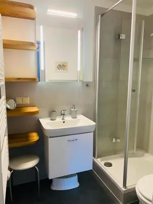 Ein Badezimmer in der Unterkunft Wohnung Pauli, FW 2