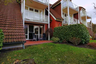 Das Gebäude in dem sich die Ferienwohnung befindet