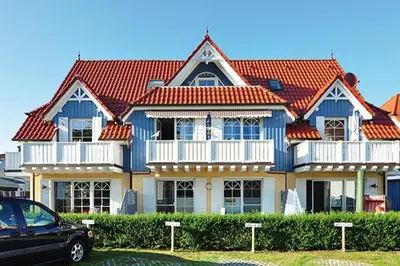 Das Gebäude in dem sich die Ferienwohnung befindet