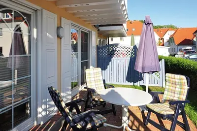 Das Gebäude in dem sich die Ferienwohnung befindet