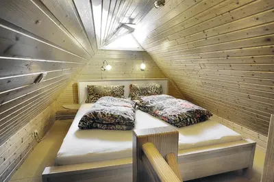 Ein Bett oder Betten in einem Zimmer der Unterkunft Seerengeti