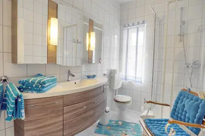 Ein Badezimmer in der Unterkunft Seerano