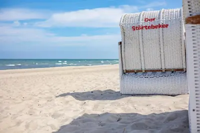 Ein Strand an oder in der Nähe der Ferienwohnung