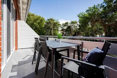 Ein Balkon oder eine Terrasse in der Unterkunft DER STÖRTEBEKER - 