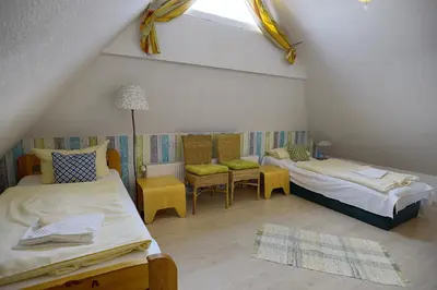 Ein Bett oder Betten in einem Zimmer der Unterkunft Strandläufer