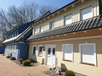 Das Gebäude in dem sich die Ferienwohnung befindet