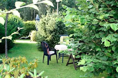 Ein Garten an der Unterkunft Voß, FW