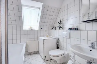 Ein Badezimmer in der Unterkunft Ostseewelle Whg 7