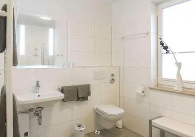 Ein Badezimmer in der Unterkunft Kaeptn Brass Strandurlaub max 4 Personen