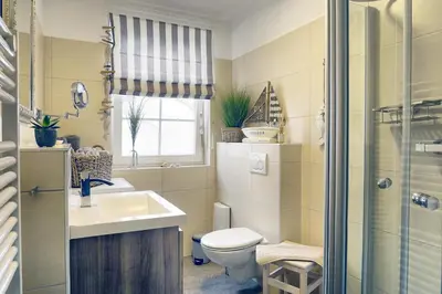 Ein Badezimmer in der Unterkunft Villa Vogelsang, Pier 6