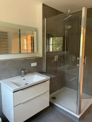 Ein Badezimmer in der Unterkunft Strandkieker 13, PP innen