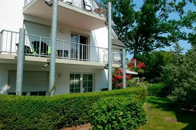 Ein Garten an der Unterkunft Strandkieker 14, PP innen