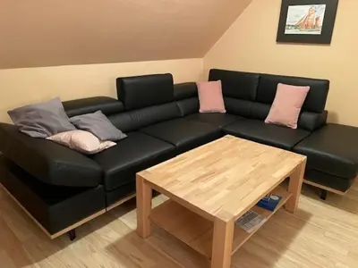 Ein Sitzbereich in der Unterkunft Haus Marleen OG, FW 2
