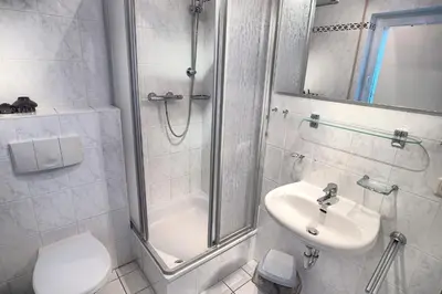Ein Badezimmer in der Unterkunft Strandbiene