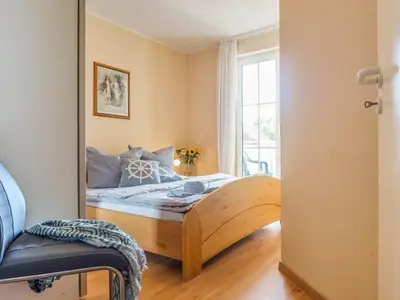 Ein Bett oder Betten in einem Zimmer der Unterkunft Strandstraße 51 Whg 1
