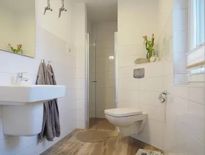 Ein Badezimmer in der Unterkunft Ferienhaus 