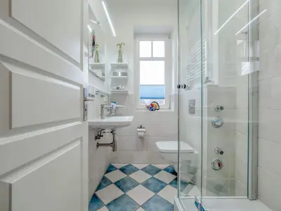 Ein Badezimmer in der Unterkunft Villa Balticum - Ferienwohnung 2