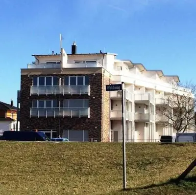 Das Gebäude in dem sich die Ferienwohnung befindet