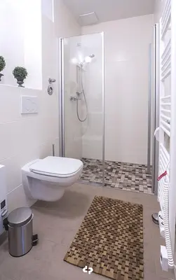 Ein Badezimmer in der Unterkunft STRANDFLIEDER App Nr 05 max 3 Pers
